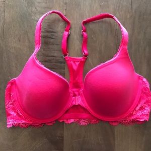Victoria’s Secret lace racerback underwire bra 36C